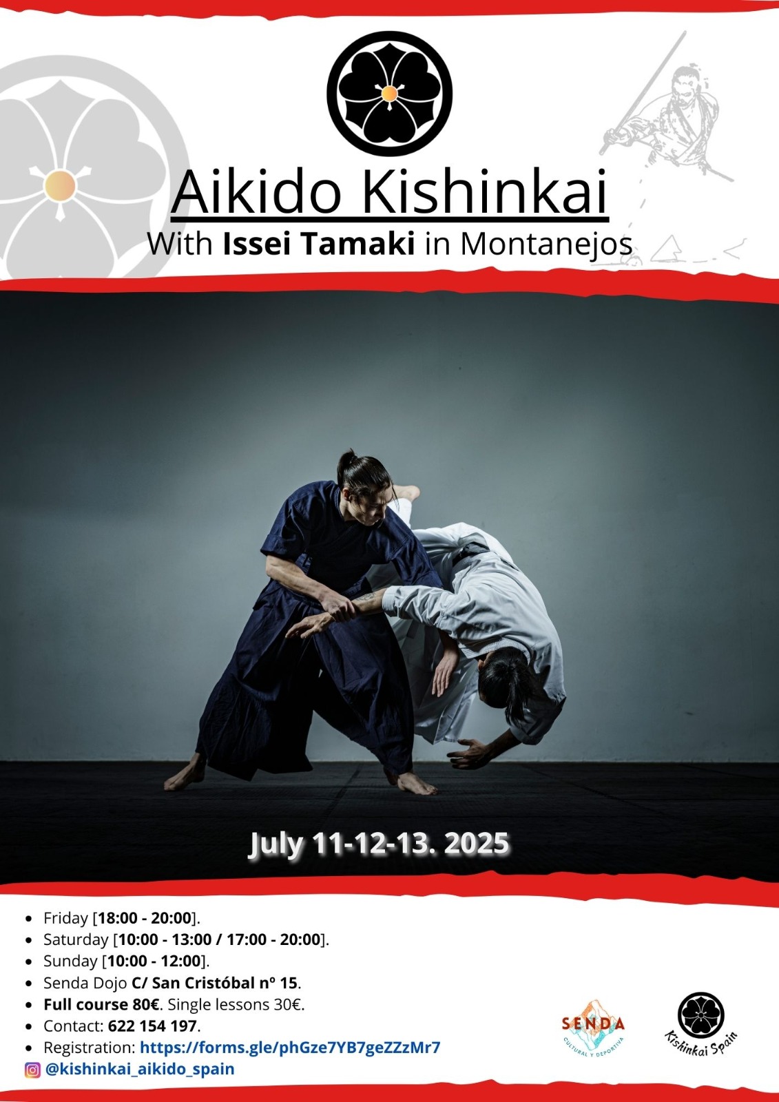 Affiche Stage Issei Tamaki à Valence