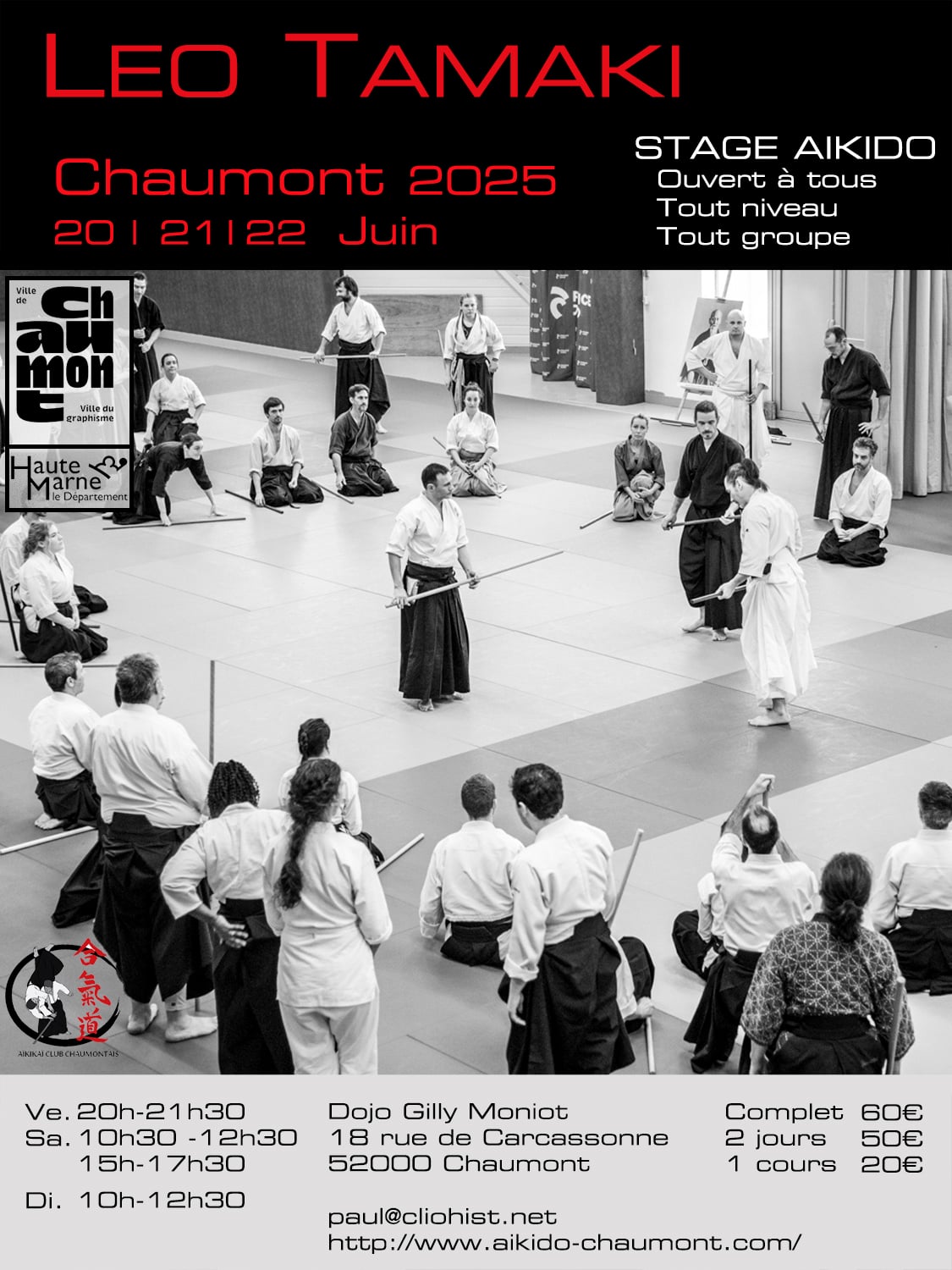 Affiche Stage Chaumont
